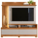 painel home para tv até 60" notável freijó e off white nt1295