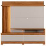 painel home para tv até 60" notável freijó e off white nt1295