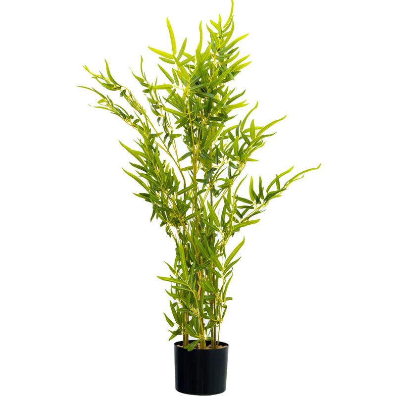 vaso com planta artificial bambu mossô latcor bx-czp1785i