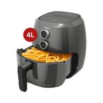 fritadeira elétrica air fryer wap family 4l 127v cinza (mp)