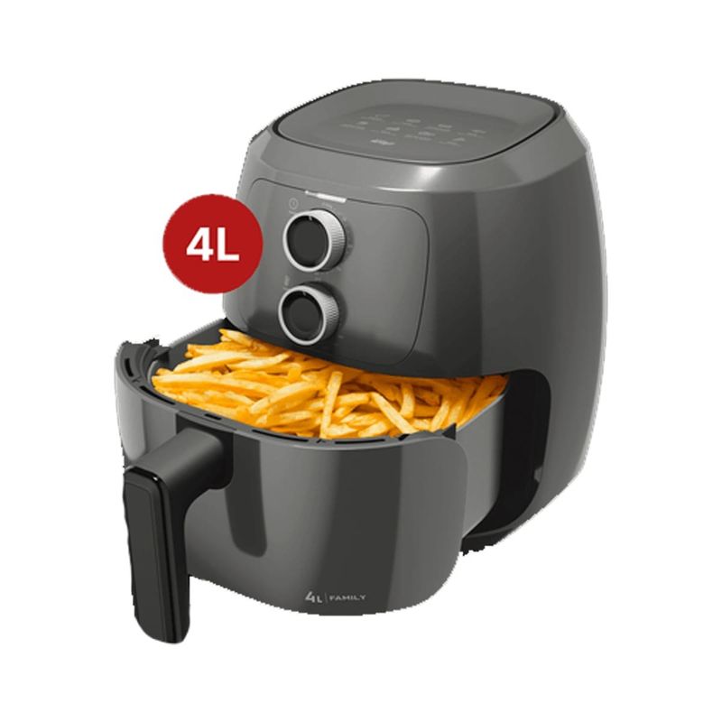 fritadeira elétrica air fryer wap family 4l 127v cinza (mp)