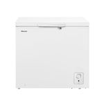 freezer horizontal hisense 198l 127v branco