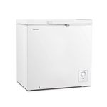 freezer horizontal hisense 198l 127v branco