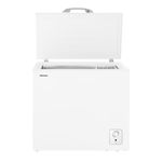 freezer horizontal hisense 198l 127v branco