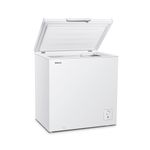 freezer horizontal hisense 198l 127v branco