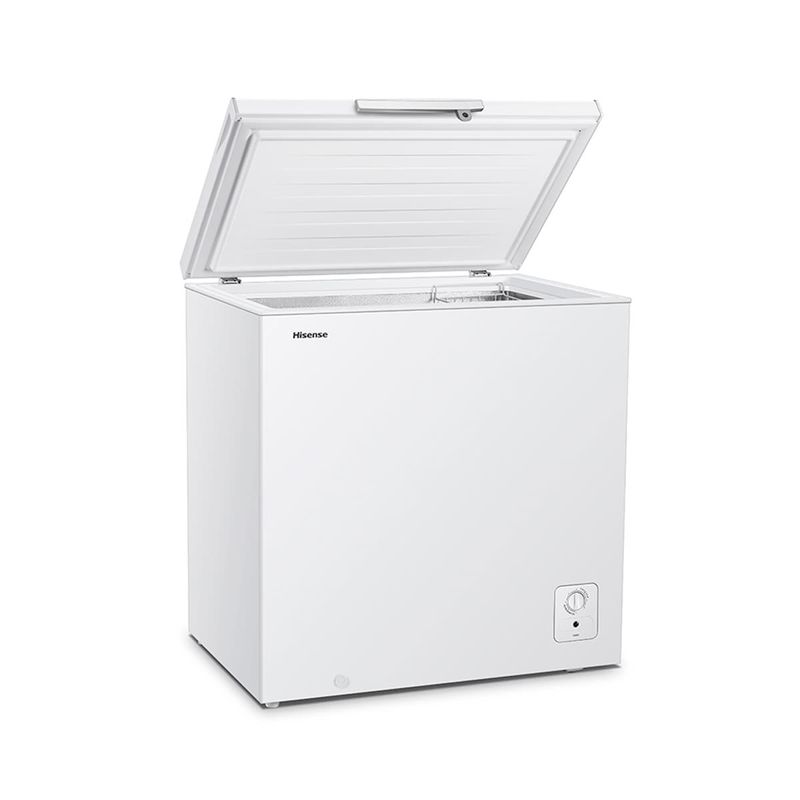 freezer horizontal hisense 198l 127v branco