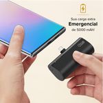 carregador portátil pocket i2go 5000mah usb-c (mp)
