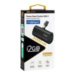 carregador portátil pocket i2go 5000mah usb-c (mp)