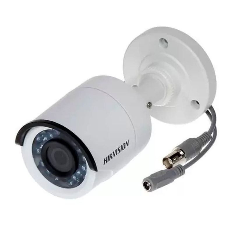 câmera de segurança hikvision bullet analógica 1mp ds-2ce16c0t-irpf 2.8mm (mp)