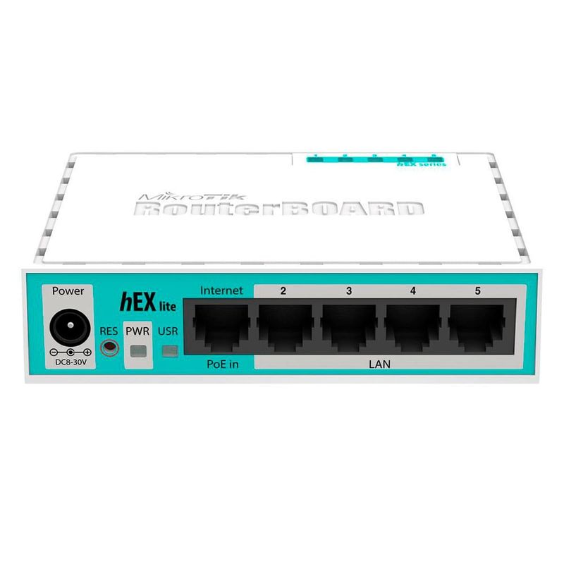 roteador mikrotik hex lite 5 portas 64mb 256ram 850mhz (mp)