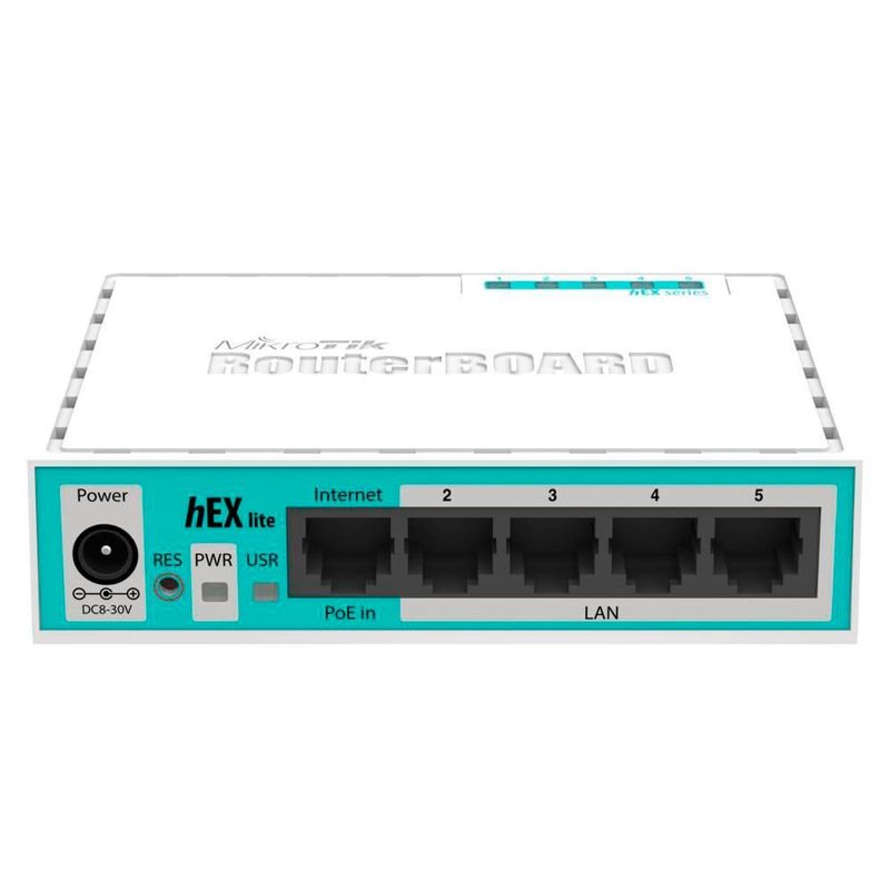 roteador mikrotik hex lite 5 portas 64mb 256ram 850mhz (mp)