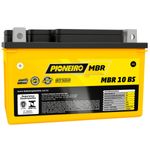 bateria moto agm/vrla pioneiro mbr 10 bs 12v 8.6ah (mp)