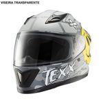 capacete texx fechado hawk fury cinza 58 (mp)
