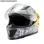 capacete texx fechado hawk fury cinza 58 (mp)