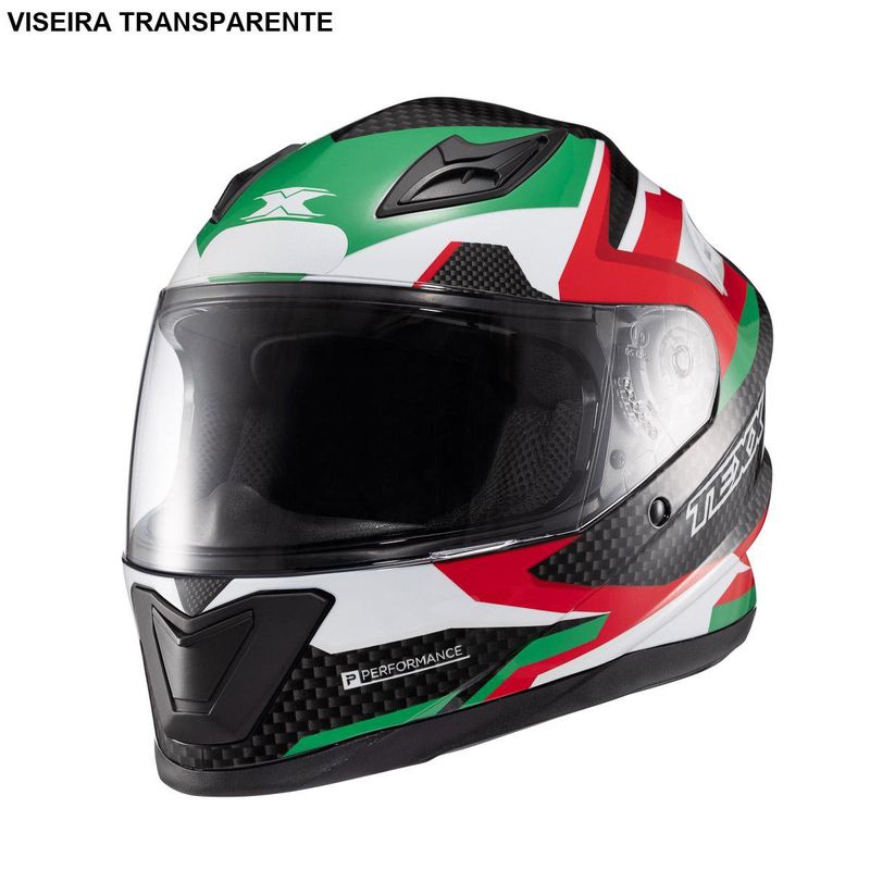 capacete texx fechado hawk ride verde 60 (mp)