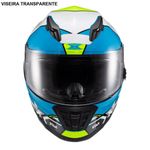 capacete texx fechado wing azul verde 58 (mp)