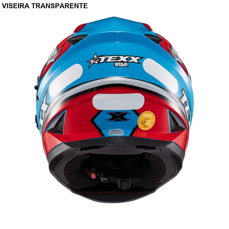 capacete texx fechado wing azul 62 (mp)