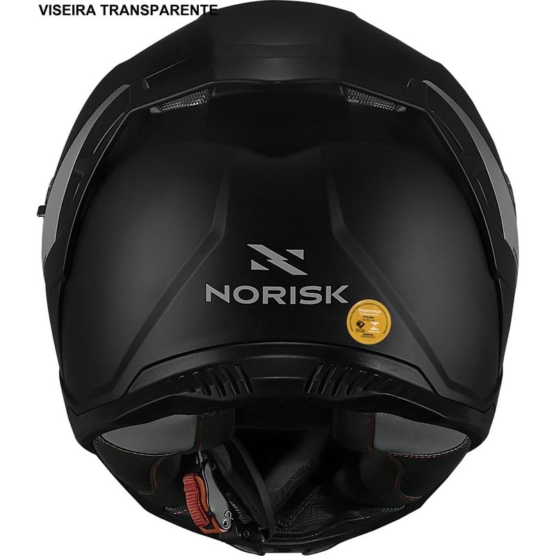 Capacete Norisk Strada II Preto Fosco Tamanho L