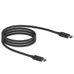cabo usb de dados motorola original usb-c para usb-c 1 metro preto