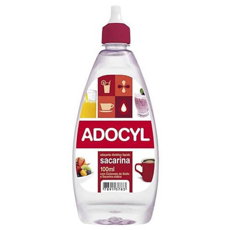 adoçante adocyl sacarina líquido 100ml
