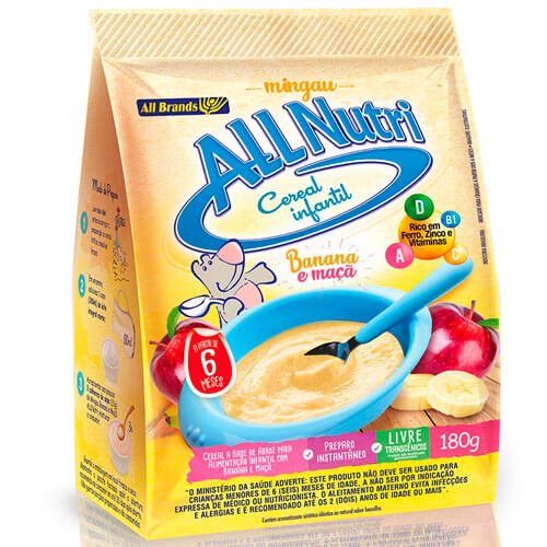 MINGAU ALLNUTRI SACHE 180G BANANA/MACA