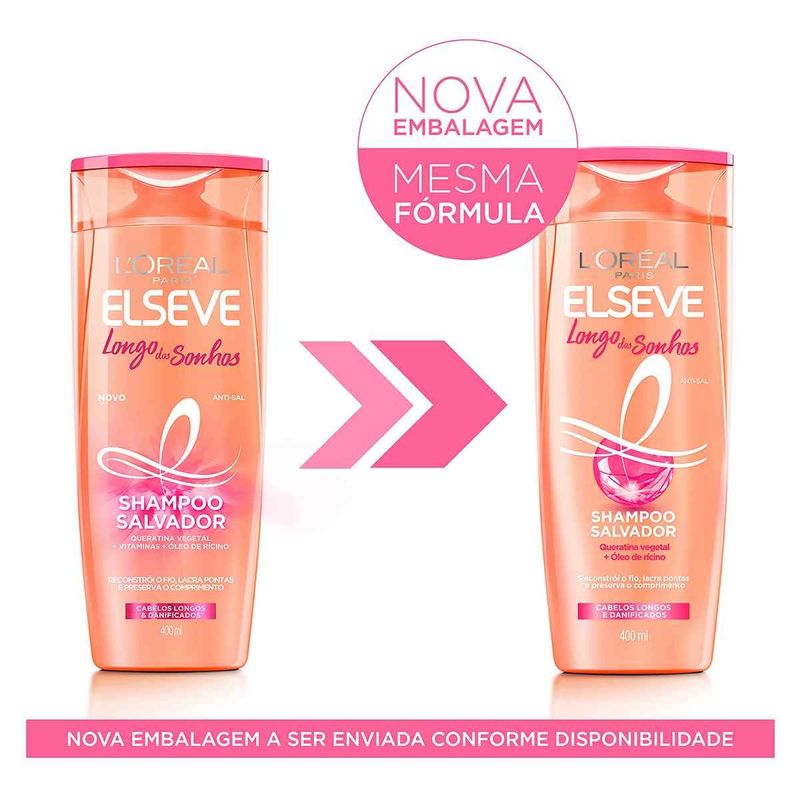shampoo elseve longo dos sonhos 400ml