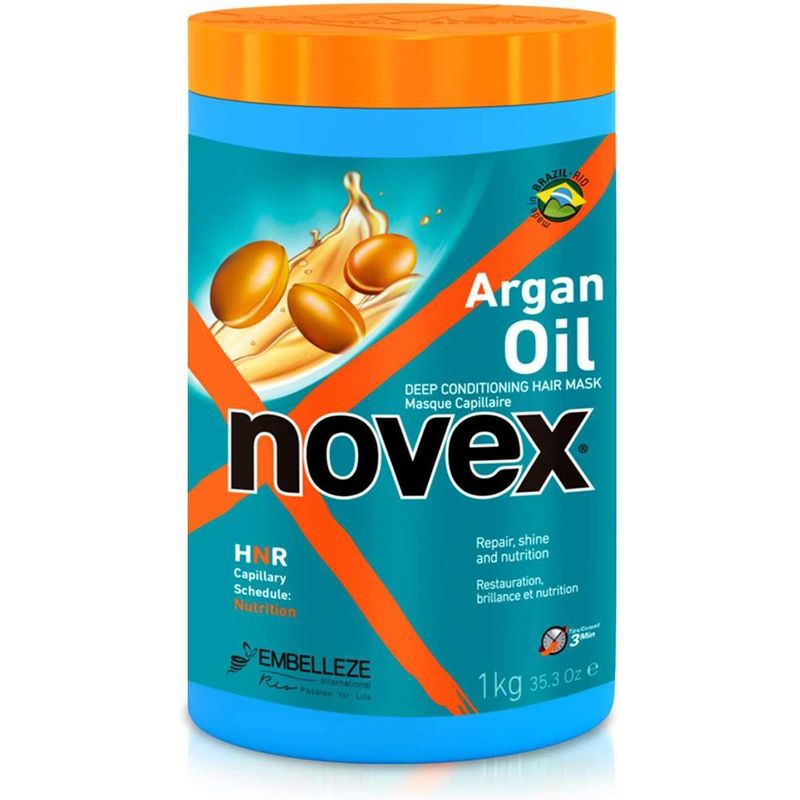 creme de tratamento ultraprofundo novex óleo de argan 1kg