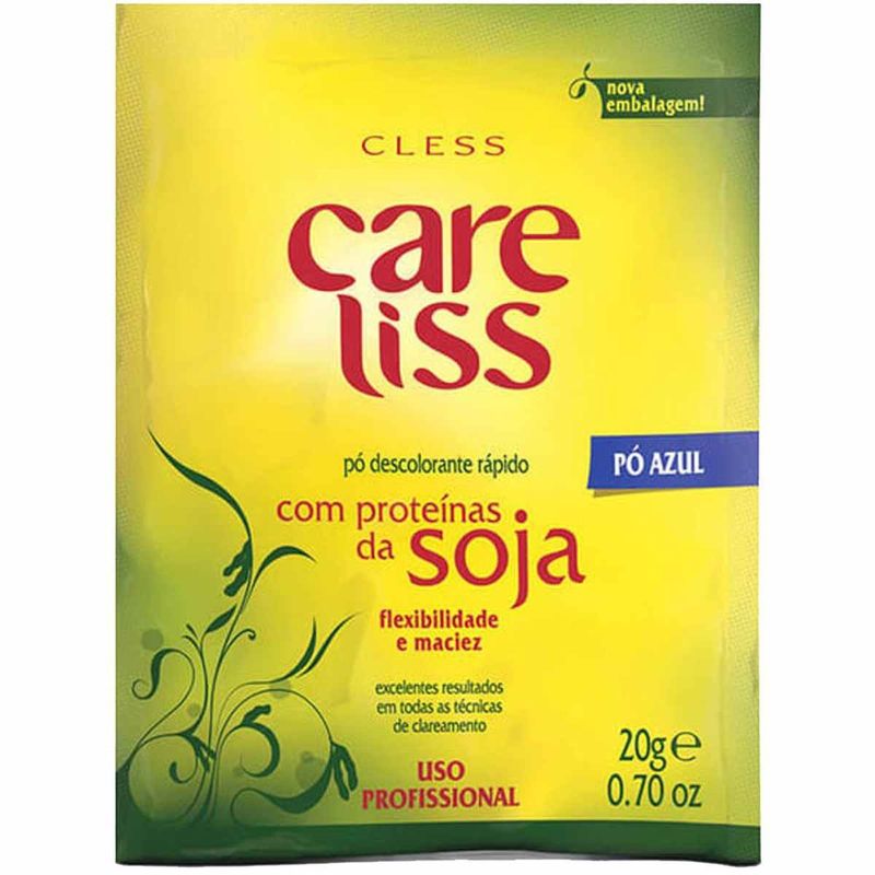 descolorante em pó care liss proteínas de soja 20g