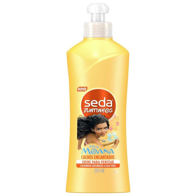 creme para pentear seda juntinhos moana cachos encantados 300ml