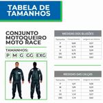 conjunto capa de chuva para motoqueiro exg brascamp moto race preto (mp)