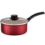 panela tramontina turim alumínio com revestimento antiaderente 16cm 1,4l vermelha - 20262816