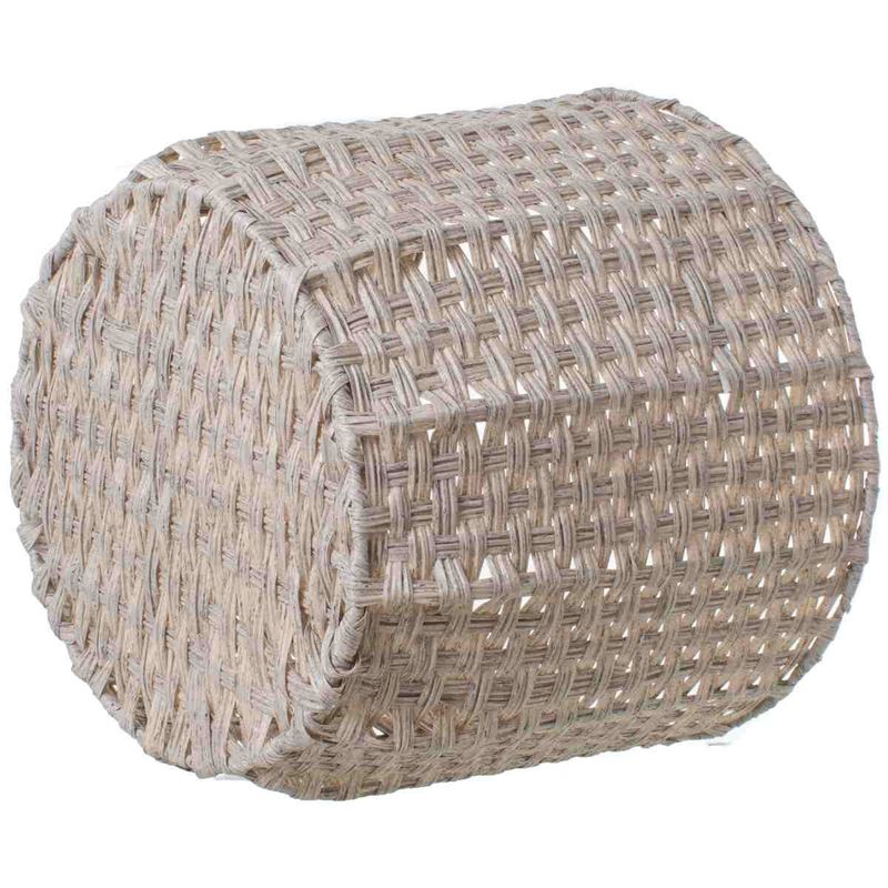 cesto latcor rattan tamanho grande marrom - alre3333l