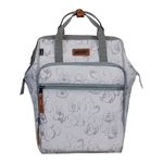 mochila babygo maternidade mickey com trocador cinza