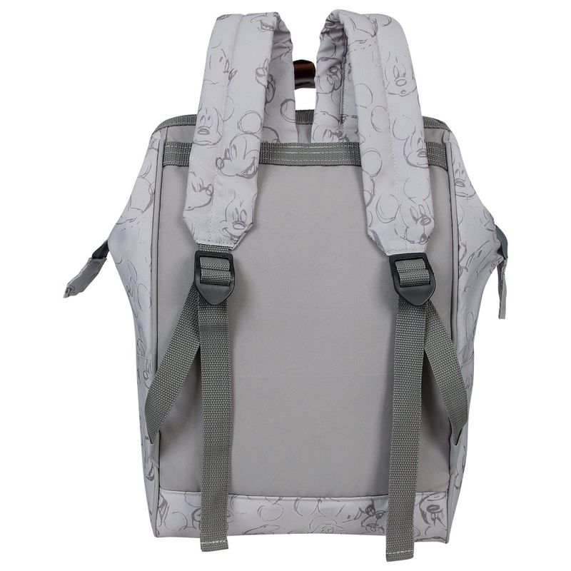 mochila babygo maternidade mickey com trocador cinza