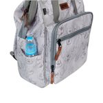 mochila babygo maternidade mickey com trocador cinza