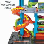 pista mattel hot wheels city lava-rápido mega torre - hdp05