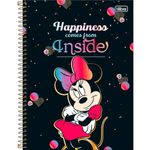 caderno tilibra minnie 16 matérias 256 folhas sortido 351342
