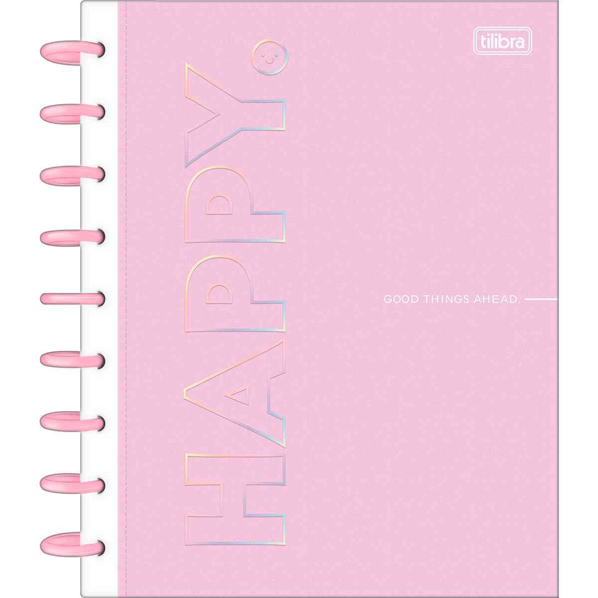 Caderno Tilibra Tilidisco Happy 1 Matéria 80 Folhas 341681