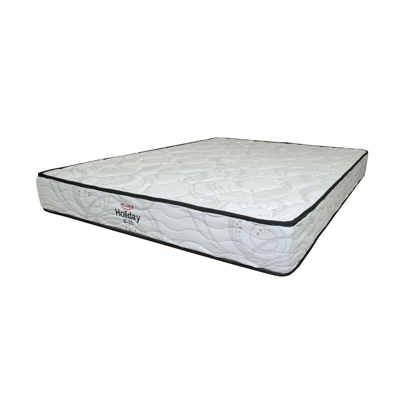 colchão casal pelmex holiday espuma 19x138x188cm