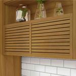 armário aéreo nesher princesa 2 portas mdf freijó off white