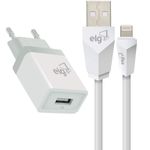kit carregador de parede universal recarga/sincronização lightning 1m elg