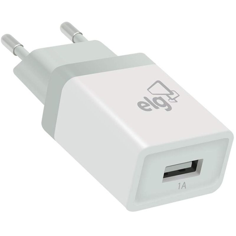 kit carregador de parede universal recarga/sincronização lightning 1m elg