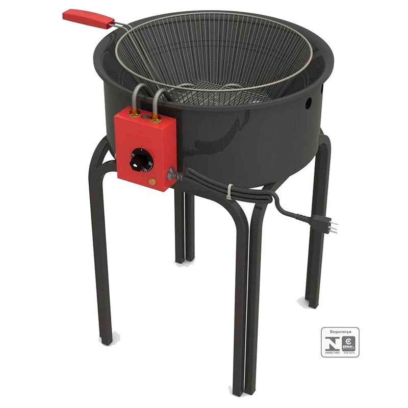 tacho fritador elétrico progás pasteleiro 14l pr-14e (mp)