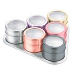 conj wellmix porta condimentos inox magn tico mix (pote: 4,5 x 6,5 cm) (mp)