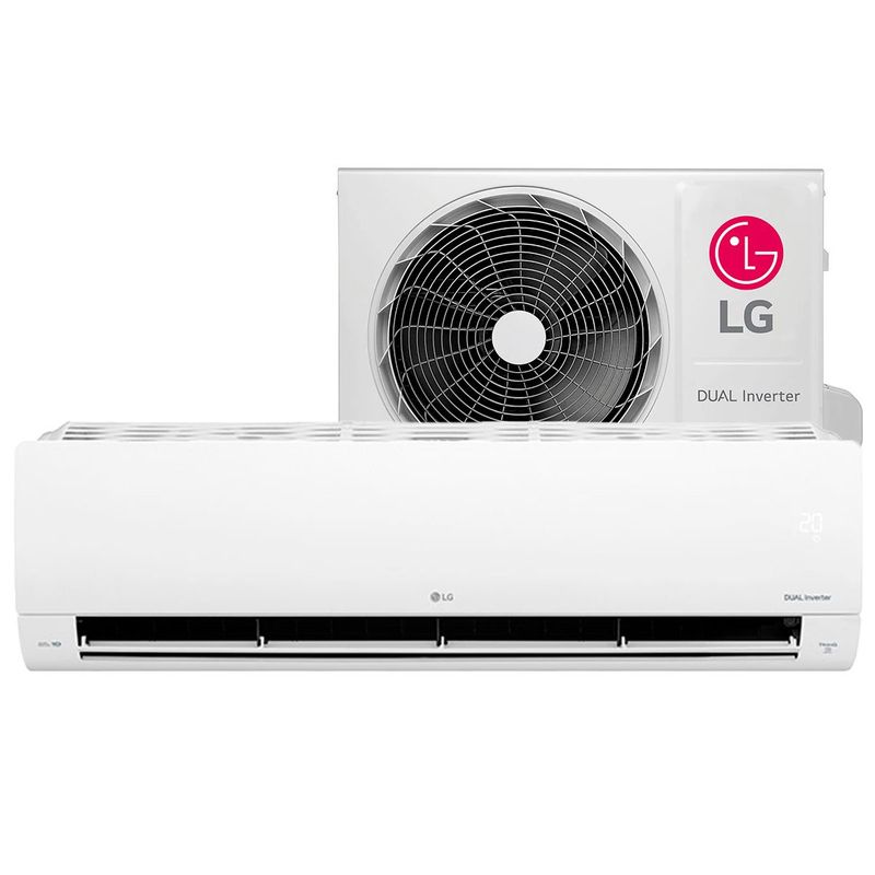 ar-condicionado split dual inverter 24.000 btus lg voice 220v s3nq24k231b.eb2gam1