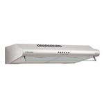 depurador de parede electrolux inox (127v), potência 165w, controle por botões, filtro metálico lavável, iluminação embutida - de80x