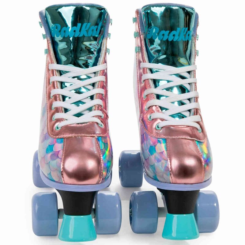 patins fenix radkal roller skate sereia 4 rodas 31-34 azul rl-13