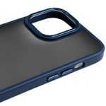 capinha de celular iphone 13 pro max unique azul e preto fosco (mp)