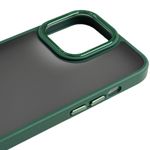 capinha de celular iphone 13 pro unique verde e preto fosco (mp)