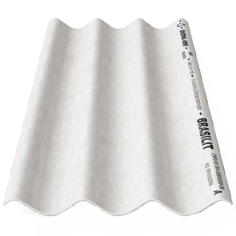 telha de fibrocimento ondina brasilit cinza 2,44mx0,5mx4mm (mp)